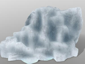ice rocks Modèle 3D