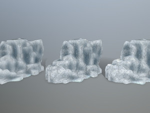 ice rocks Modèle 3D