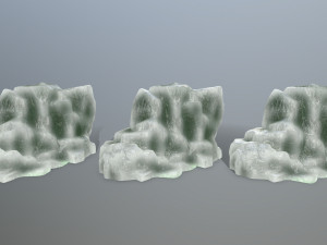 ice rocks 3D 모델