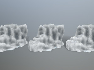 ice rocks 3D-Modell