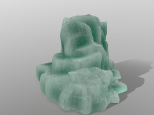ice rocks Model 3D