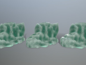 ice rocks Model 3D