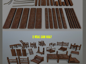 woodandropeset 3D Model
