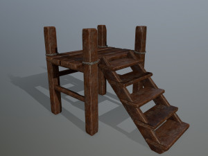 woodandropeset Modelo 3D