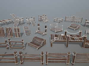 woodandropeset Modelo 3D