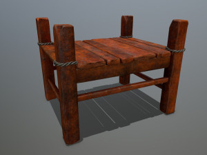 woodandropeset Modello 3D