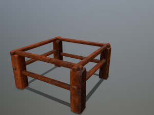 woodandropeset Modello 3D