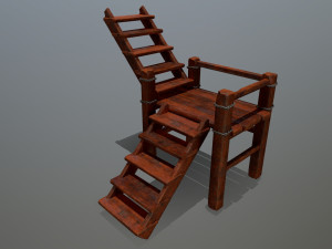 woodandropeset Modello 3D