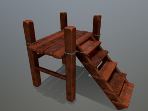 woodandropeset Modello 3D