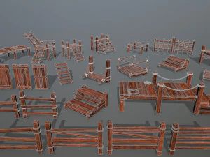 woodandropeset 3D Model