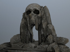 skull cave 3D Модель