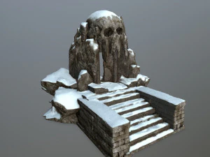 skull cave 3D Model
