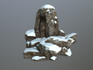 skull cave 3D Модель