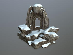 skull cave 3D Модель