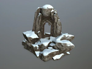 skull cave 3D Model