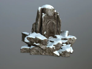 skull cave 3D Model