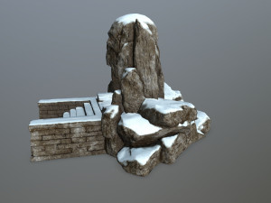 skull cave 3D Модель