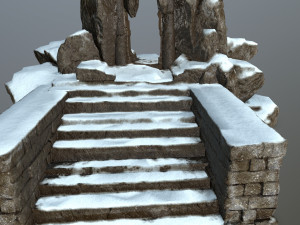 skull cave 3D Модель