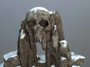skull cave 3D Model