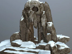 skull cave 3D Model