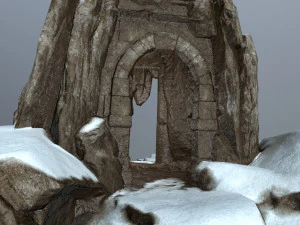 skull cave 3D Model