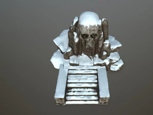 skull cave 3D Model