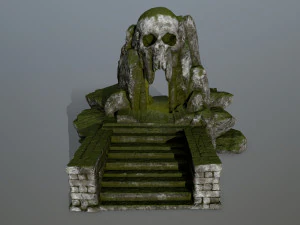 skull cave 3D Model