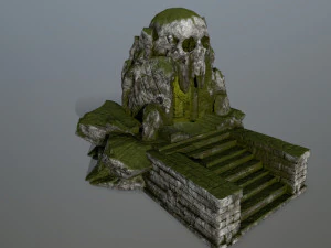 skull cave 3D Model