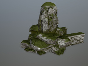 skull cave 3D Модель