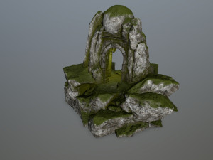 skull cave 3D Модель
