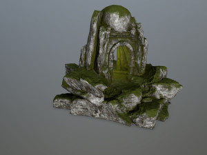 skull cave 3D Модель