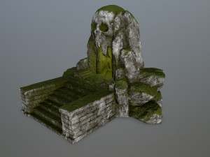 skull cave 3D Модель