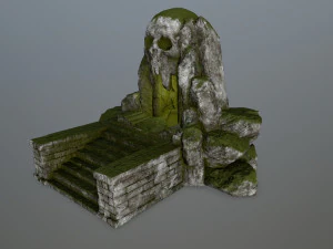 skull cave 3D Model