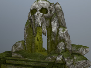 skull cave 3D Модель