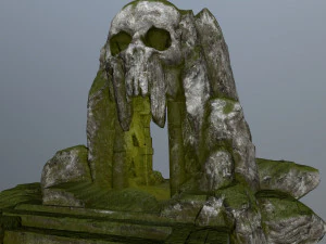 skull cave 3D Model