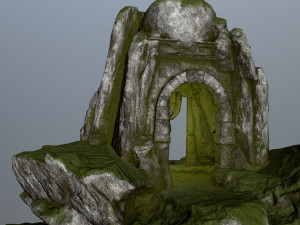 skull cave 3D Модель