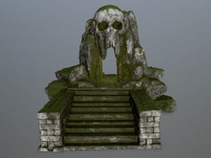 skull cave 3D Модель