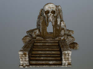 skull cave Modelo 3D