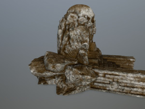 skull cave 3D 模型