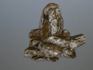 skull cave 3D 模型