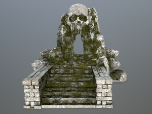 skull cave Modelo 3D