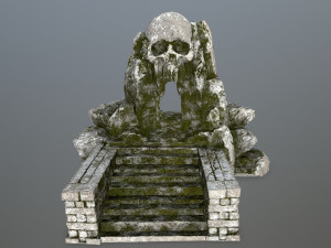 skull cave Model 3D