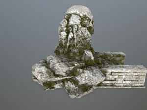 skull cave Model 3D