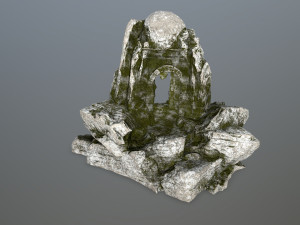 skull cave Model 3D