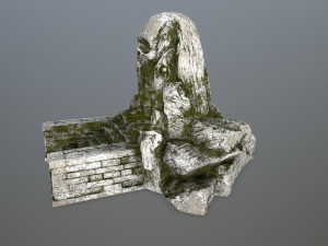 skull cave Model 3D