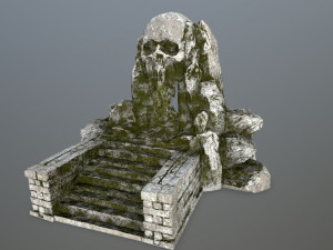 skull cave Model 3D