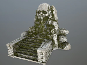 skull cave 3D Model