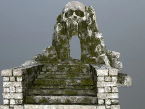 skull cave 3D Model