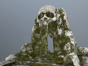 skull cave 3D Model