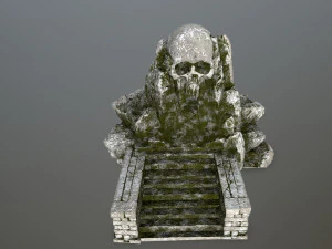 skull cave 3D Model